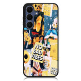 No Bad Vibes Collage X00613 Samsung Galaxy S25 FE Case