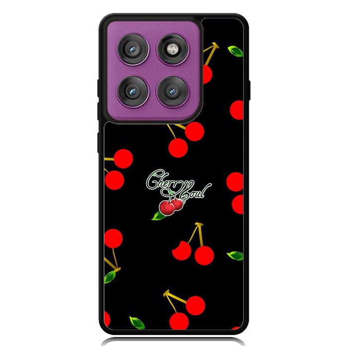 BLACK CHERRY X00621 Motorola Moto Edge 2025 | Moto Edge 60 Fusion | Moto Edge 60 Pro Case
