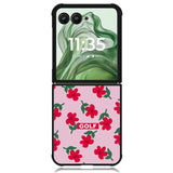 Flowers GOLF X00623 Motorola Moto Razr+ Plus 2024/2025 Case, Motorola Razr 50 Ultra/50s Ultra Case
