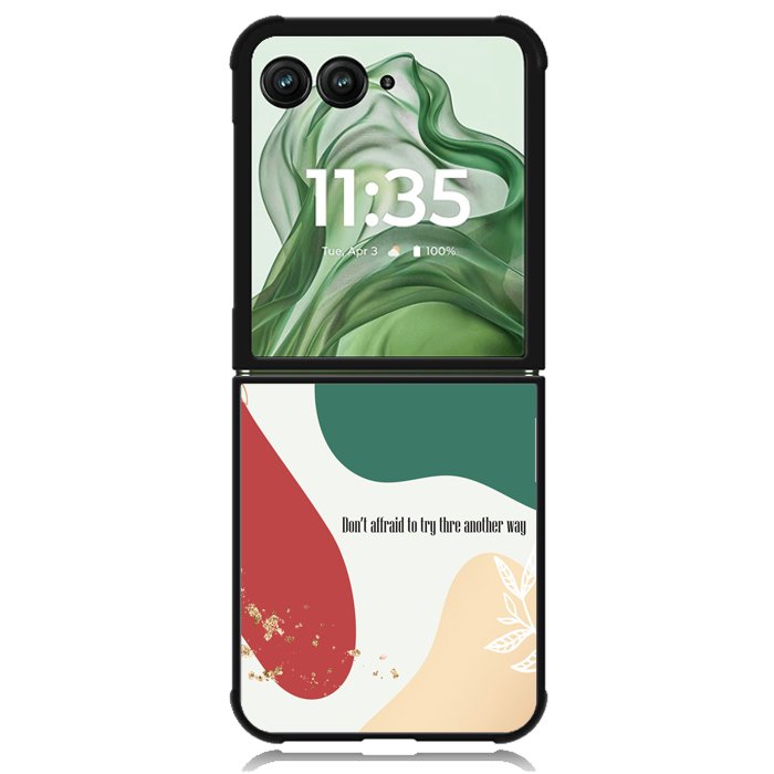 Colorful Memphis style X00624 Motorola Moto Razr+ Plus 2024/2025 Case, Motorola Razr 50 Ultra/50s Ultra Case