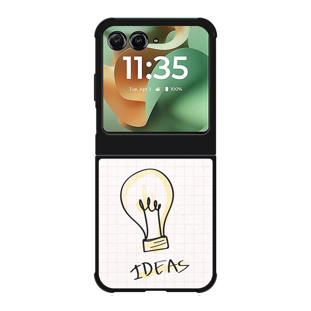 light bulb doodle X00625 Motorola Moto RAZR 2025 Case