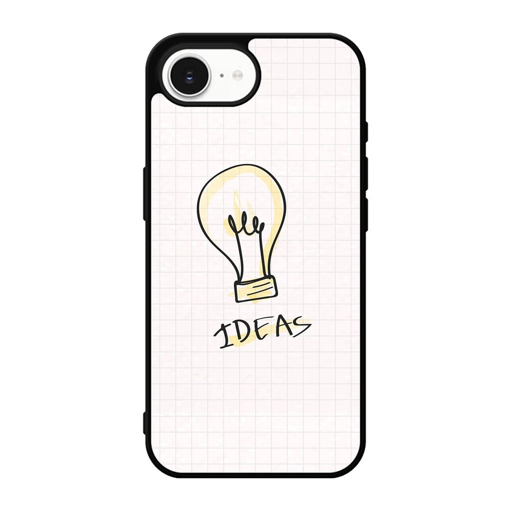 light bulb doodle X00625 iPhone 17e Case