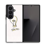 light bulb doodle X00625 Samsung Galaxy Z Fold 7 Case