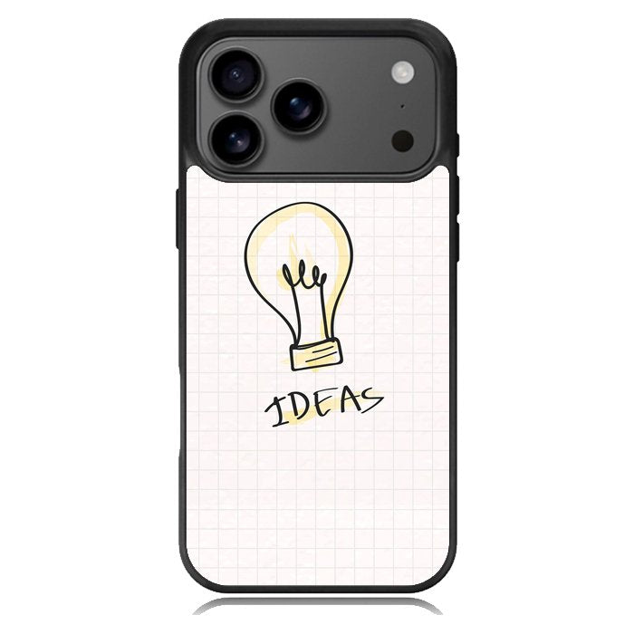 light bulb doodle X00625 iPhone 17 Pro Case