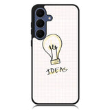 light bulb doodle X00625 Samsung Galaxy S25 FE Case