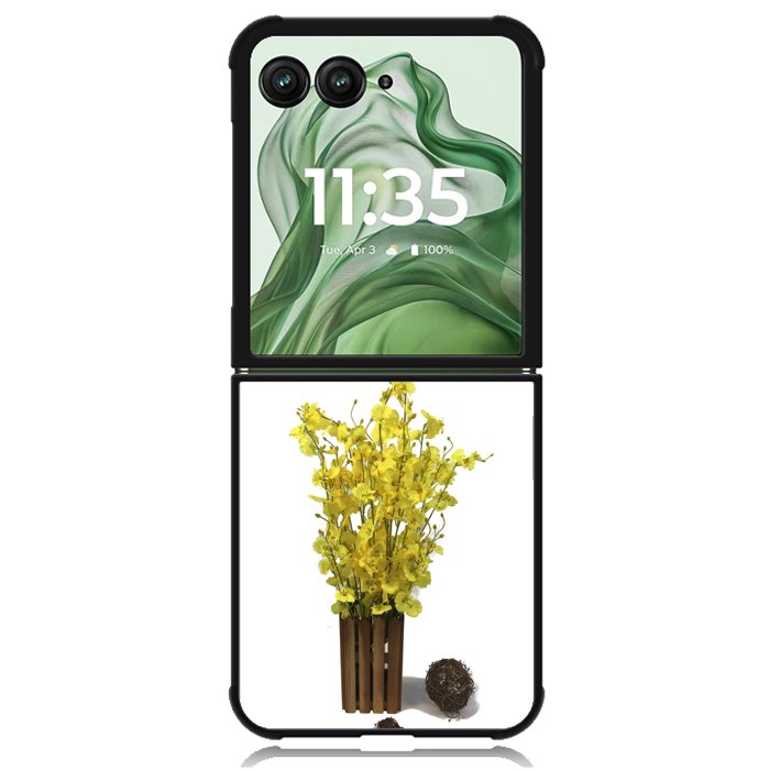 Dried flower X00626 Motorola Moto Razr+ Plus 2024/2025 Case, Motorola Razr 50 Ultra/50s Ultra Case