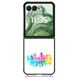 Colorful abstract X00627 Motorola Moto Razr+ Plus 2024/2025 Case, Motorola Razr 50 Ultra/50s Ultra Case