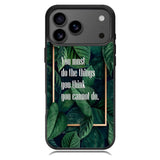Gold rectangle frame X00628 iPhone 17 Pro Case