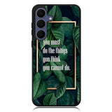 Gold rectangle frame X00628 Samsung Galaxy S25 FE Case