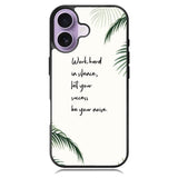 Frame with palm X00629 iPhone 17 Case
