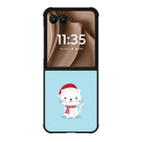 Cat with Santa X00631 Motorola Moto RAZR Plus 2025 Case