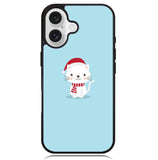 Cat with Santa X00631 iPhone 16 Plus Case
