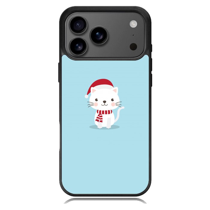 Cat with Santa X00631 iPhone 17 Pro Max Case