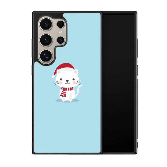 Cat with Santa X00631 Samsung Galaxy S25 Ultra 5G Case