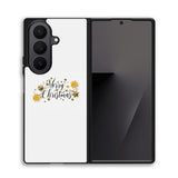 Christmas golden X00633 Samsung Galaxy Z Fold 7 Case
