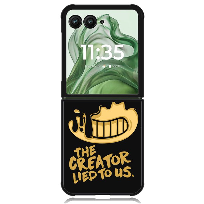 Bendy and the Ink Machine X00711 Motorola Moto Razr+ Plus 2024/2025 Case, Motorola Razr 50 Ultra/50s Ultra Case