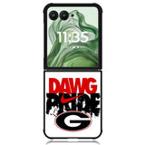 georgia bulldogs X00769 Motorola Moto Razr+ Plus 2024/2025 Case, Motorola Razr 50 Ultra/50s Ultra Case