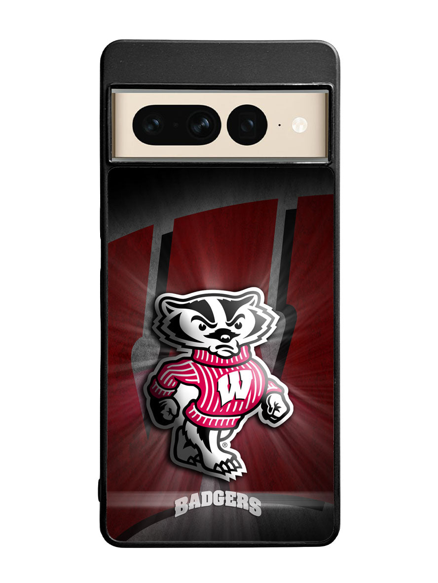 wisconsin badger logo Google Pixel 7 Pro Case