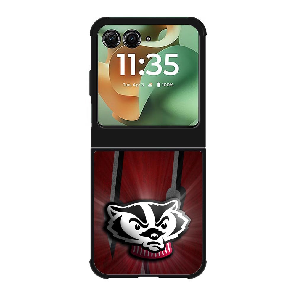 wisconsin badger X00765 Motorola Moto RAZR 2025 Case