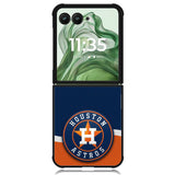 Houston Astros X00763 Motorola Moto Razr+ Plus 2024/2025 Case, Motorola Razr 50 Ultra/50s Ultra Case