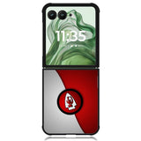 kansas city chiefs X01020 Motorola Moto Razr+ Plus 2024/2025 Case, Motorola Razr 50 Ultra/50s Ultra Case