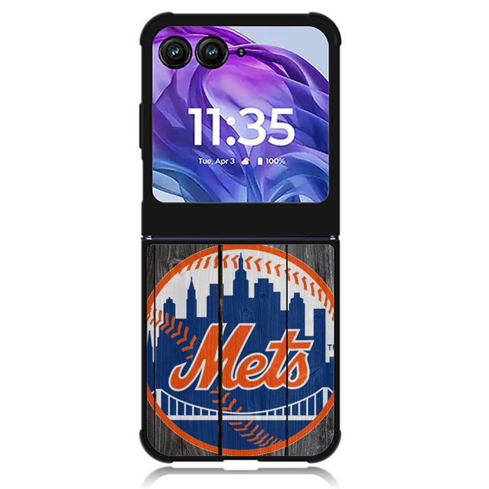 new york mets logo Motorola Moto Razr 2024 , Moto Razr 50 Case