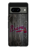 atlanta braves wood Google Pixel 8a Case
