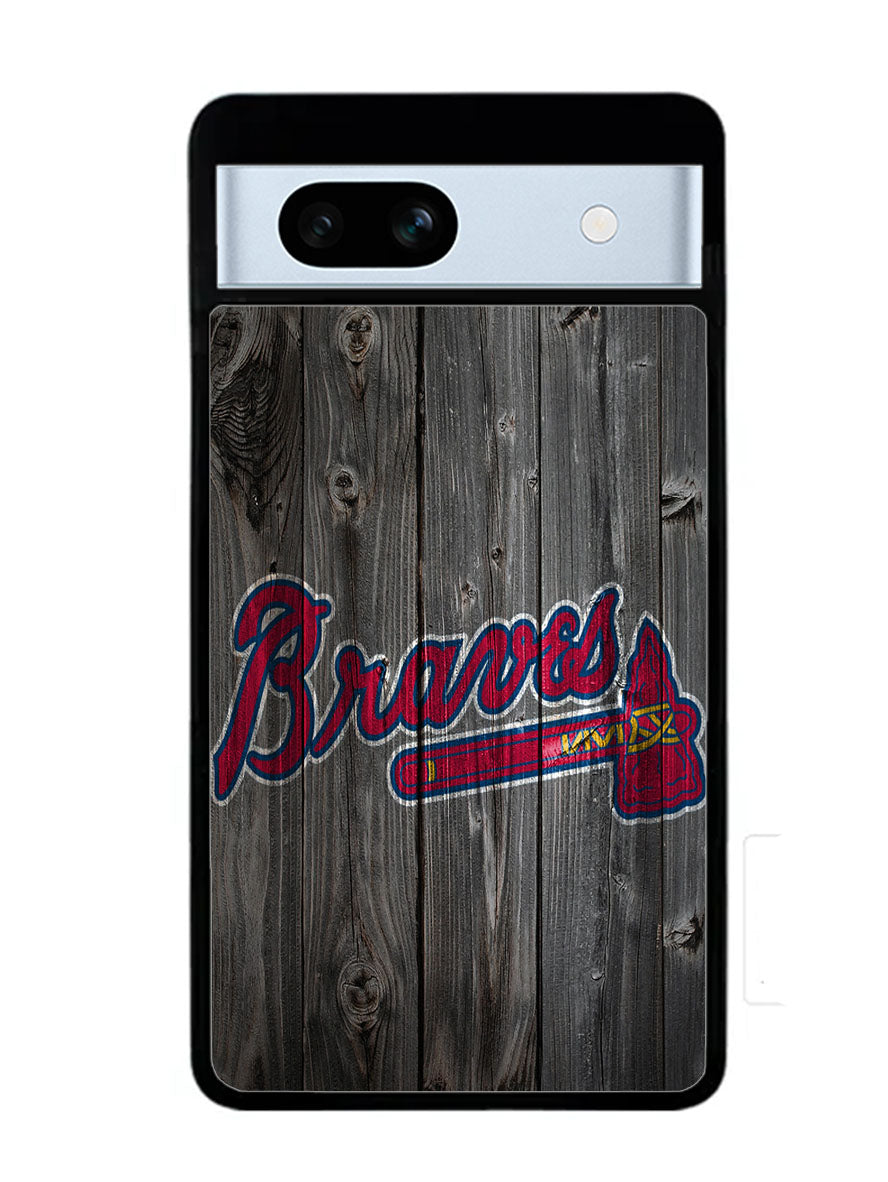 atlanta braves wood Google Pixel 7A Case