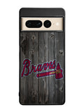 atlanta braves wood Google Pixel 7 Pro Case