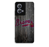 atlanta braves wood Motorola Moto Edge 2024 Case FE2481