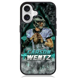 carson wentz philadelphia eagles X01343 iPhone 16 Plus Case