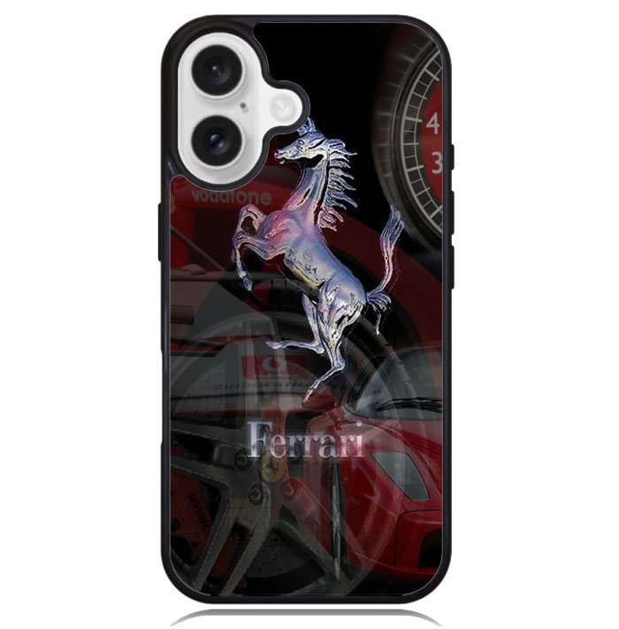 ferrari car Logo X01362 iPhone 16 Plus Case