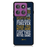 Notre Dame Football X02250 Motorola Moto Edge 2025 | Moto Edge 60 Fusion | Moto Edge 60 Pro Case