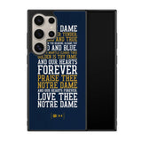 Notre Dame Football X02250 Samsung Galaxy S25 Ultra 5G Case