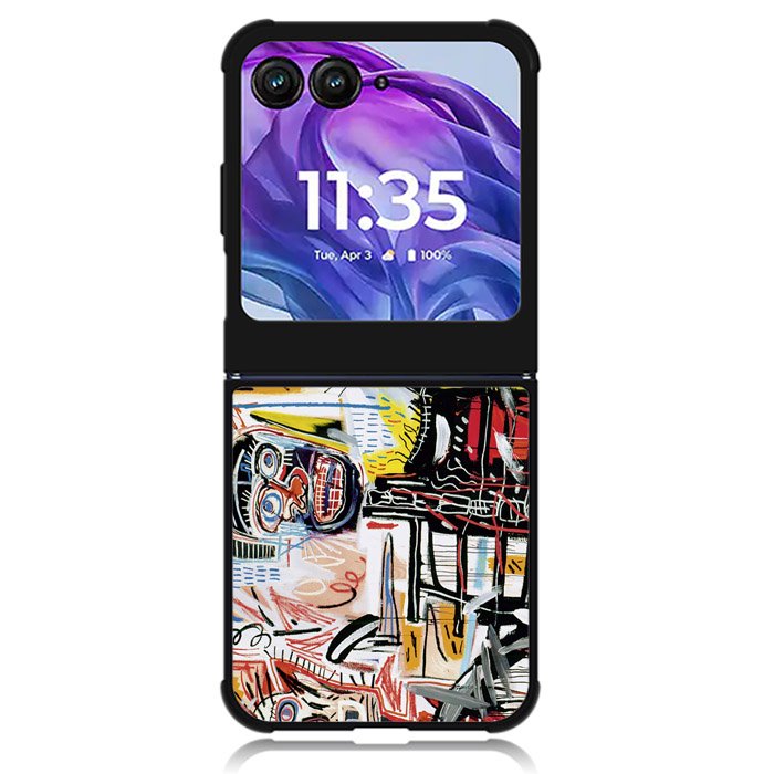 jean michel basquiat Motorola Moto Razr 2024 , Moto Razr 50 Case