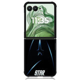 Star Trek Black X02219 Motorola Moto Razr+ Plus 2024/2025 Case, Motorola Razr 50 Ultra/50s Ultra Case