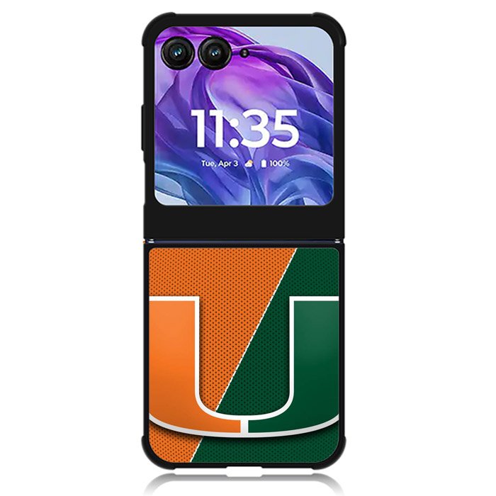 miami hurricanes symbol Motorola Moto Razr 2024 , Moto Razr 50 Case