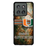 miami hurricanes Logo X02184 Motorola Moto Edge 2025 Case