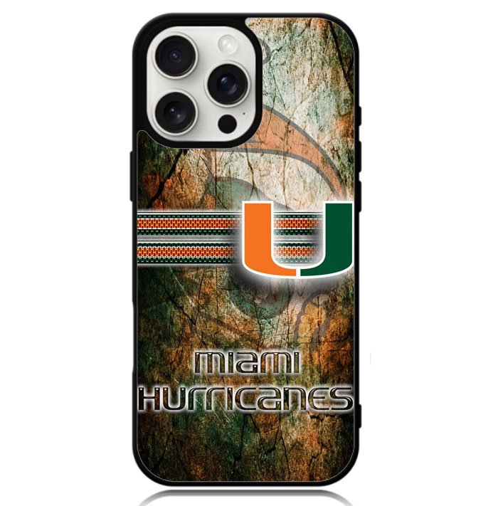 miami hurricanes Logo X02184 iPhone 16 Pro Case