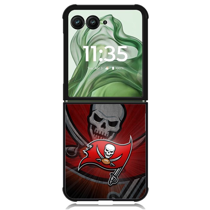 tampa bay buccaneers icon X02175 Motorola Moto Razr+ Plus 2024/2025 Case, Motorola Razr 50 Ultra/50s Ultra Case