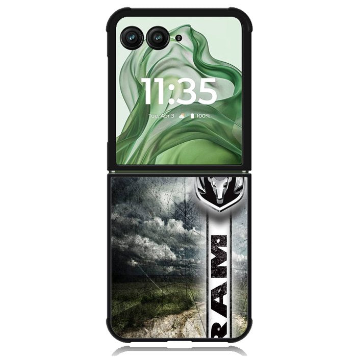dodge ram camo Logo X02143 Motorola Moto Razr+ Plus 2024/2025 Case, Motorola Razr 50 Ultra/50s Ultra Case