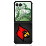 louisville cardinal X02135 Motorola Moto Razr+ Plus 2024/2025 Case, Motorola Razr 50 Ultra/50s Ultra Case