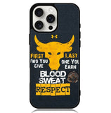 Blood sweat respect X02129 iPhone 16 Pro Max Case