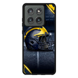 michigan wolverines helmet X02122 Motorola Moto Edge 2025 Case