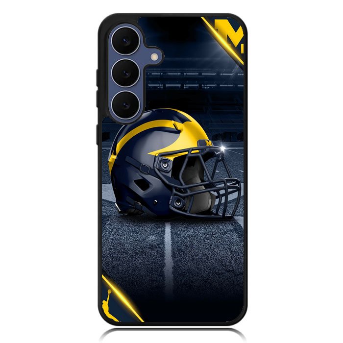 michigan wolverines helmet X02122 Samsung Galaxy S25 FE Case