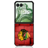 chicago blackhawks symbol X02109 Motorola Moto Razr+ Plus 2024/2025 Case, Motorola Razr 50 Ultra/50s Ultra Case