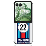 martini racing team X02108 Motorola Moto Razr+ Plus 2024/2025 Case, Motorola Razr 50 Ultra/50s Ultra Case