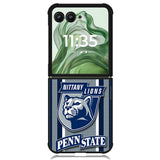 penn state nittany Lions X02099 Motorola Moto Razr+ Plus 2024/2025 Case, Motorola Razr 50 Ultra/50s Ultra Case