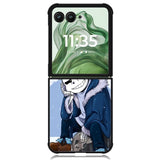 undertale sans cute X02074 Motorola Moto Razr+ Plus 2024/2025 Case, Motorola Razr 50 Ultra/50s Ultra Case