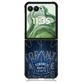 toronto maple leafs black X02069 Motorola Moto Razr+ Plus 2024/2025 Case, Motorola Razr 50 Ultra/50s Ultra Case